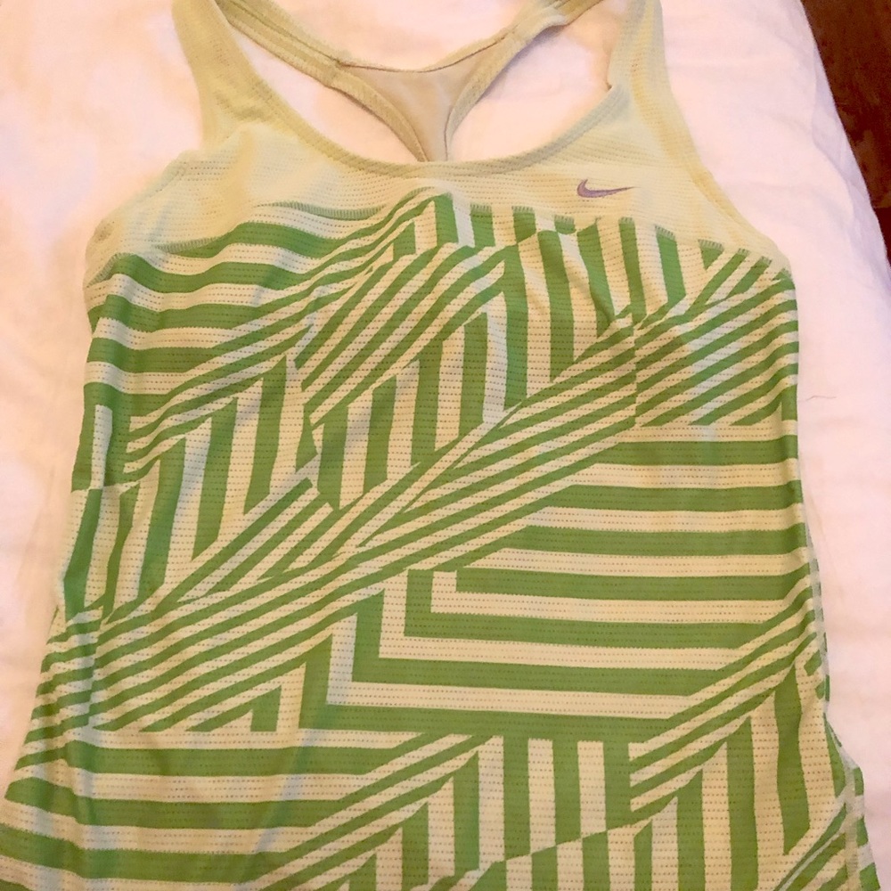 Nike Green Workout Top size Small